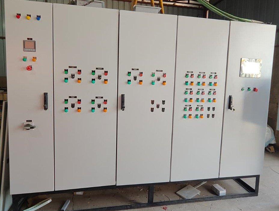 Control panel bank with switches